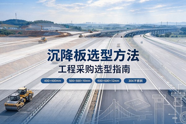 石首沉降板选择方法