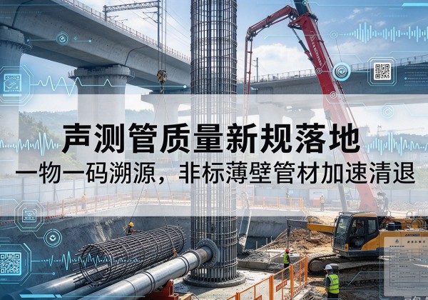 石首声测管质量新规落地，一物一码溯源，非标薄壁管材加速清退