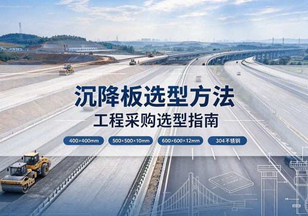 石首沉降板选择方法